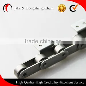 SUS C2042 Pitch 25.40 Food Line Machine Parts Large Roller Conveyor Chains With Attachments thumbnail-5