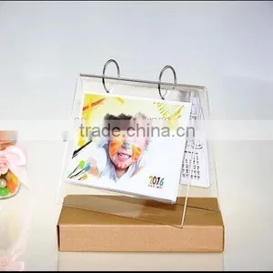 Clear Acrylic Table Calendar Office Calendar 4x6 thumbnail-3