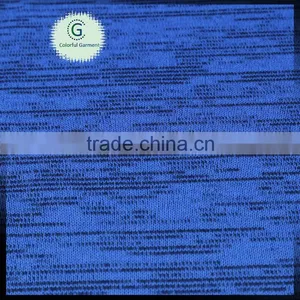 Shaoxing Wholesale 100%polyester Cation Dyed Heather Single Brushed Hacci Fleece Fabric thumbnail-3