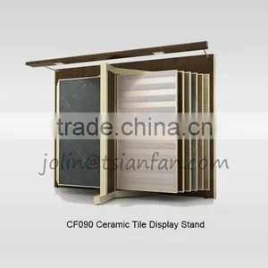 CF090 China Made Mdf Board Stand for Tiles / Page Turning Type Rack thumbnail-1