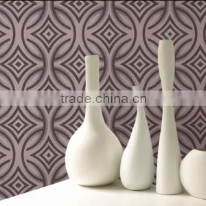 Decorative Wall Paper Using Glue Waterproof Wallpaper for Bathrooms thumbnail-1