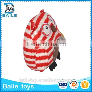 White and Red Animal Cute Bird Sttuffed Plush China Toy thumbnail-2