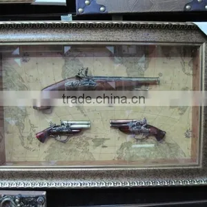Handmade Wooden Pistols Painting Wooden Art thumbnail-1