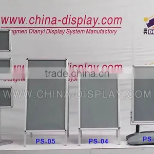 Floor Standing Aluminum Poster Stand With 3 A3 Poster thumbnail-1