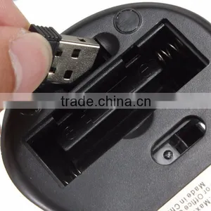 Office Computer 4D USB Dirver Wireless Optical Mouse thumbnail-2