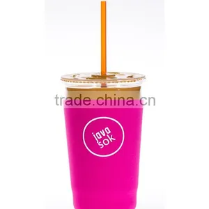 Products Imported From China Wholesale Neoprene Cup Sleeve for Disposable Plastic Cups thumbnail-3