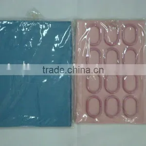 Pvc Vinyl Magnetized Shower Curtain Liner thumbnail-1