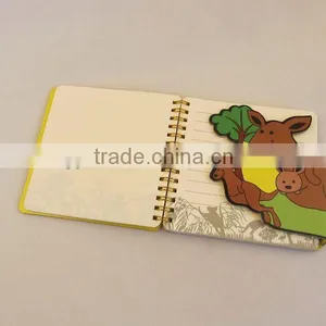 Hard Cover Die Cut Lovely Spiral Notebook thumbnail-1