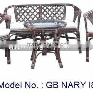 Rattan Living Room Set, Sofa Set, Rattan Home Furniture, Vintage Furniture thumbnail-1
