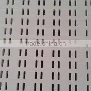 Perforated Pvc Gypsum Ceiling Tiles / Punched Hole Pvc Gypsum Ceiling Tiles / Perforated Plasterboard Ceiling thumbnail-1