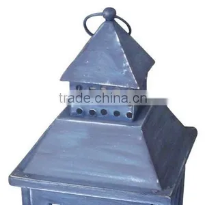 Blue Wooden Lantern for Promotional Gifts thumbnail-5