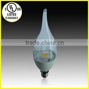 UL Certificated E12 Base COB 5W LED Candle Light thumbnail-2