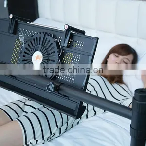 Portable Design Double Size Used Adjustable Over Bed Table for Bedroom thumbnail-1