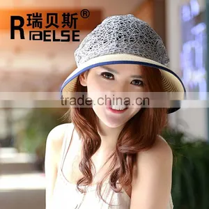 Beautiful Beach Hat for Promotion Ladies Hats Paper Straw Hat thumbnail-6