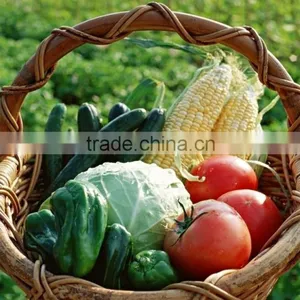 Handmade Reusable Fresh Flower and Fruit Storage Wicker Basket for Wedding thumbnail-3