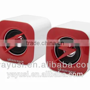 Fashionable Subwoofer,2.0-CH USB Powered Speaker With Passive Vibration Membrane at Backside thumbnail-2