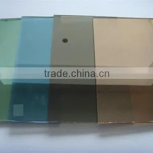 4mm 12mm Bronze , Gray , Dark Blue , Dark Green Color Coated Colored Glass for Window and Door thumbnail-6