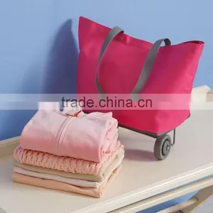 Folding Shopping Bag With Wheels,two Way Shopping Trolley/travel Handbag thumbnail-5