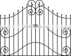 Antique Wrought Iron Bar Fence Design thumbnail-6