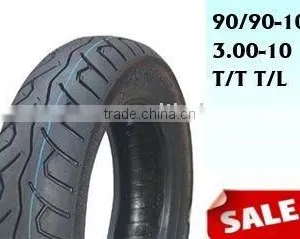 Tubeless Motorcycle Tyre90/90-10 thumbnail-1