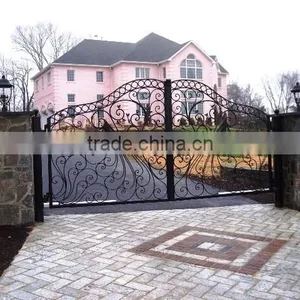 Aluminum/ Gates and Steel Fence Design, Steel Door Designs, Wrought Iron Gate Design(factory Sale and Export) thumbnail-3