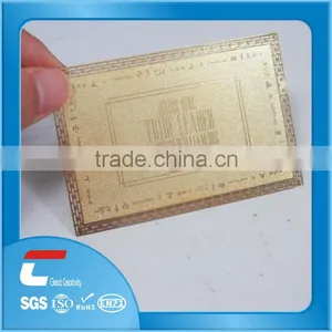 Business Card Metal Brass With Nice Craft / Custom Business Card Metal Brass thumbnail-1