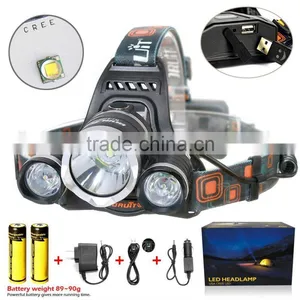 5000 Lumen Waterproof Headlamp Super Bright Flashlight for Hunting, Camping, Night Fishing thumbnail-1