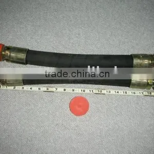 HEAVY DUTY HYDRAULIC HOSE 1" X 18" 2pc Lot thumbnail-1