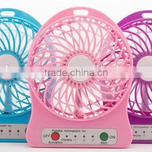 Multi-functional Portable Rechargeable Mini Handheld Desk Fan Cool USB Fan thumbnail-1