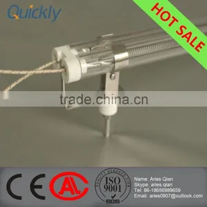 Double Quartz Heat Lamp for Powder Coating Curing thumbnail-4