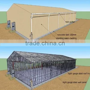 Low Cost China Cheap Prefab Warehouse Shed thumbnail-2