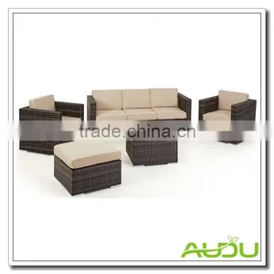 Audu Waterproof Wicker Flat Rattan Outdoor Sofa thumbnail-1