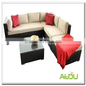 Audu Royalcraft Wentworth Rattan Companion Seat With Footstools thumbnail-1