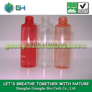 50ml Transparent Colored Pla Plastic Bottles for Cosmetics 100% Compostable & Biodegradable thumbnail-1