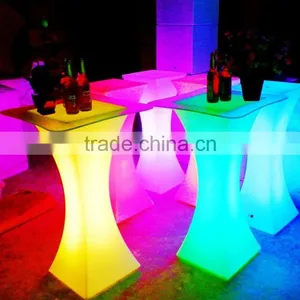 LED Table and Chair &portable Bar Square Table With Multicolor Change thumbnail-2