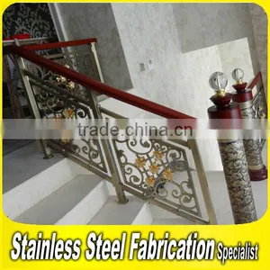Modern Design Carving Decorative Indoor Aluminum Stair Baluster thumbnail-6
