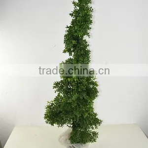 SJ1300120 Customization Plastic Boxwood Spiral Tree/decorative Topiary Tree thumbnail-1
