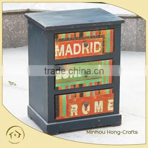 Colorful Shabby Chic File Cabinets thumbnail-1