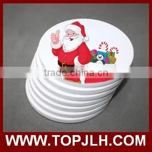 Wholesale Custome Ceramic Back Set White Ceramic Coasters thumbnail-1