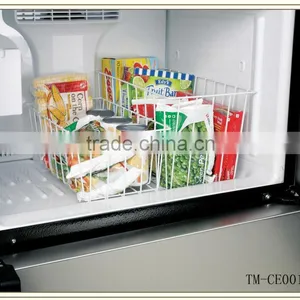 White Wire Freezer Metal Storage Basket thumbnail-1