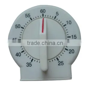 Plastic Mechanical Countdown Kitchen Cooking Desktop 60 Minutes Timer thumbnail-1