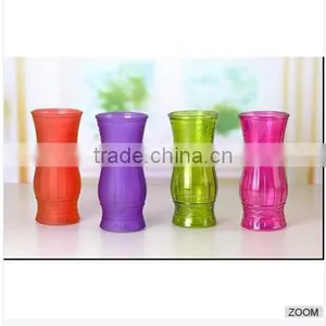 Colored Glass Vase / Glass Flower Vase / Glassware thumbnail-1