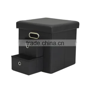 The Newest Multi-function Foldable Storage Ottoman With Drawers thumbnail-2