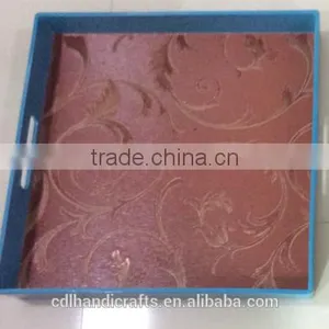 Green Flat Plastic Tray thumbnail-1
