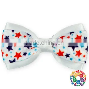 Adorable Movie Cartoon Printed Bowknot Baby Girls Grosgrain Ribbons Hair Bow thumbnail-4