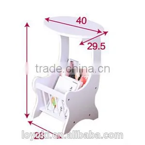 Customized Size Wooden Magazine Rack , Wood Table thumbnail-2