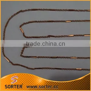 Short Horn Link Chain for Making Jewelery thumbnail-1