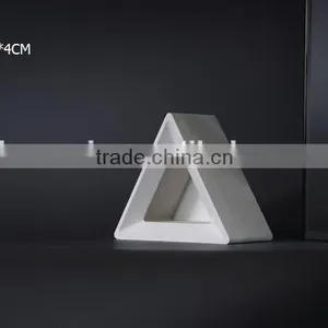 Architectural Decor Triangle Planter Pot Concrete Succulent Holder thumbnail-1