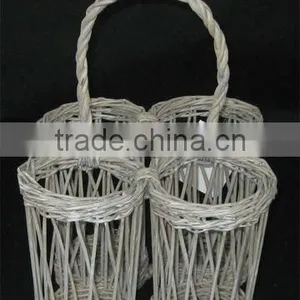 Antique Wicker Bottle Basket thumbnail-1