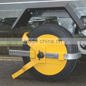 A1973 Security Universal 13" - 17" Caravan Trailer Full Wheel Clamp Tyre Lock thumbnail-5